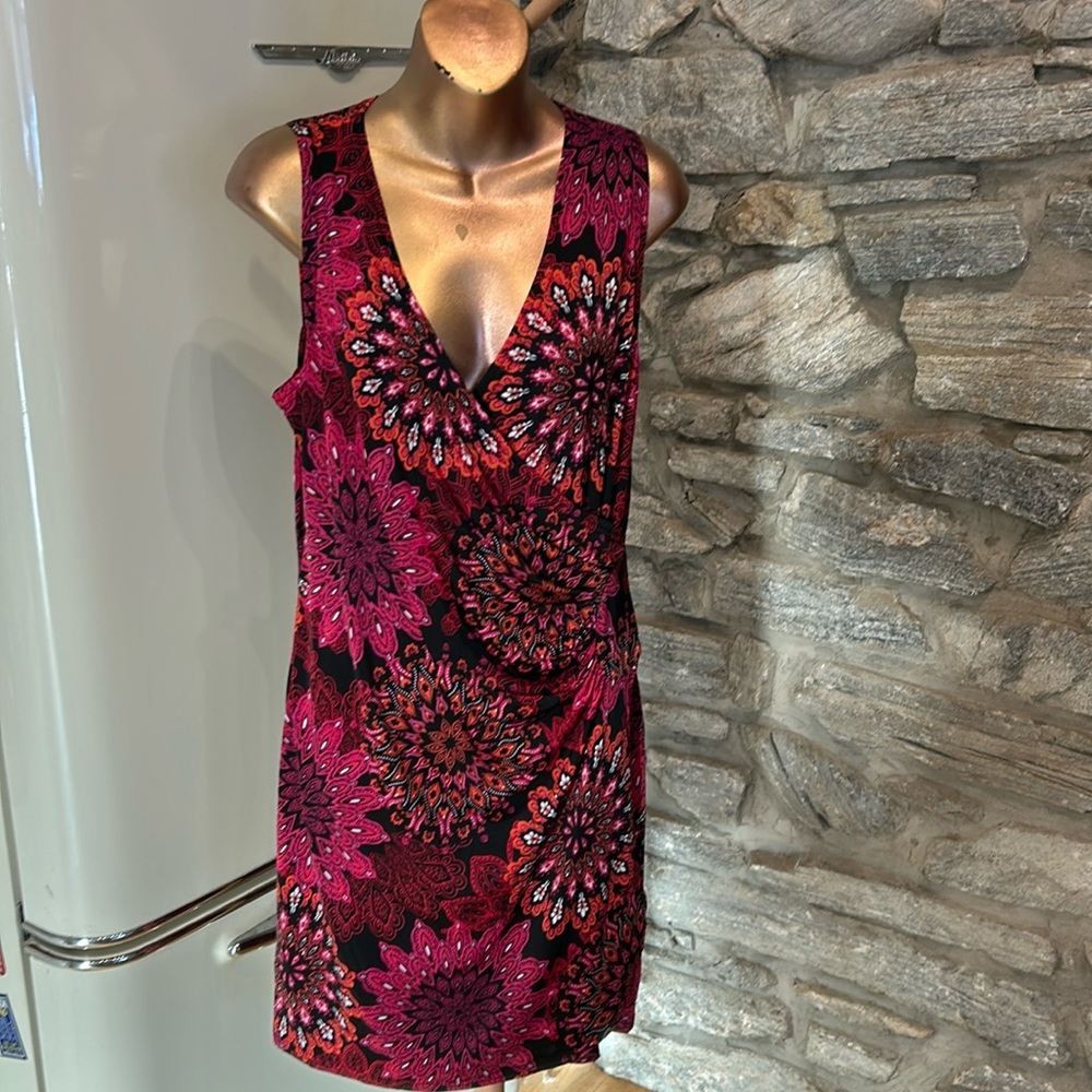 Floral V-Neck Dress